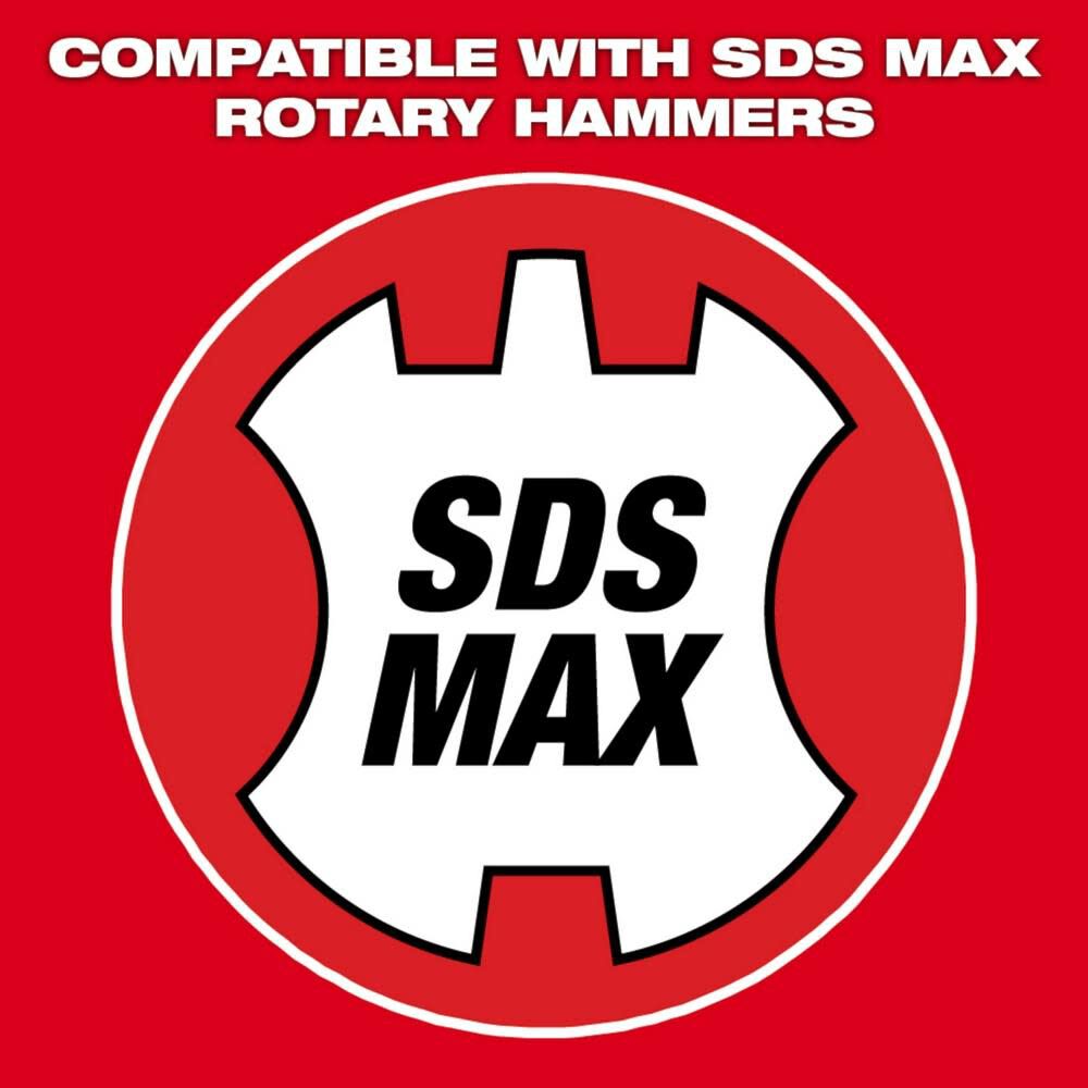 Milwaukee SDS Max Core Bit, 1 -1/2in x 12in x 17in, large image number 3
