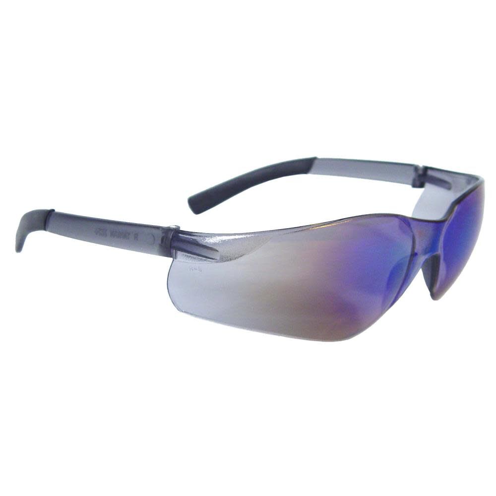Radians Rad Atac Safety Glasses Blue Mirror Frame Blue Mirror Lens, large image number 1