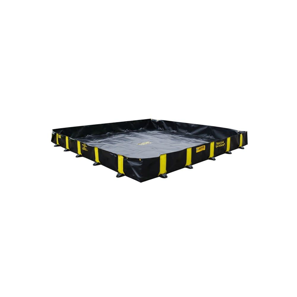 Justrite 745 Gallon Spill Drive Over Berm 10 ft x 10 ft x 12 in Black, large image number 2