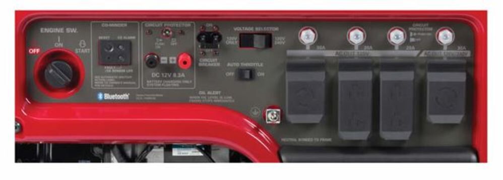 Honda 5,000 Watt Gas Powered 49-State Portable Generator with CO-Minder, large image number 3