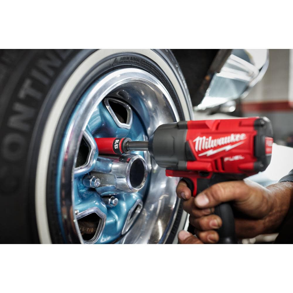 Milwaukee SHOCKWAVE Impact Duty Socket 1/2 Drive 7/8in SAE Lug Nut Wheel, large image number 7