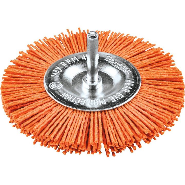 Makita 4in Nylon Wheel Brush Coarse 80 Grit