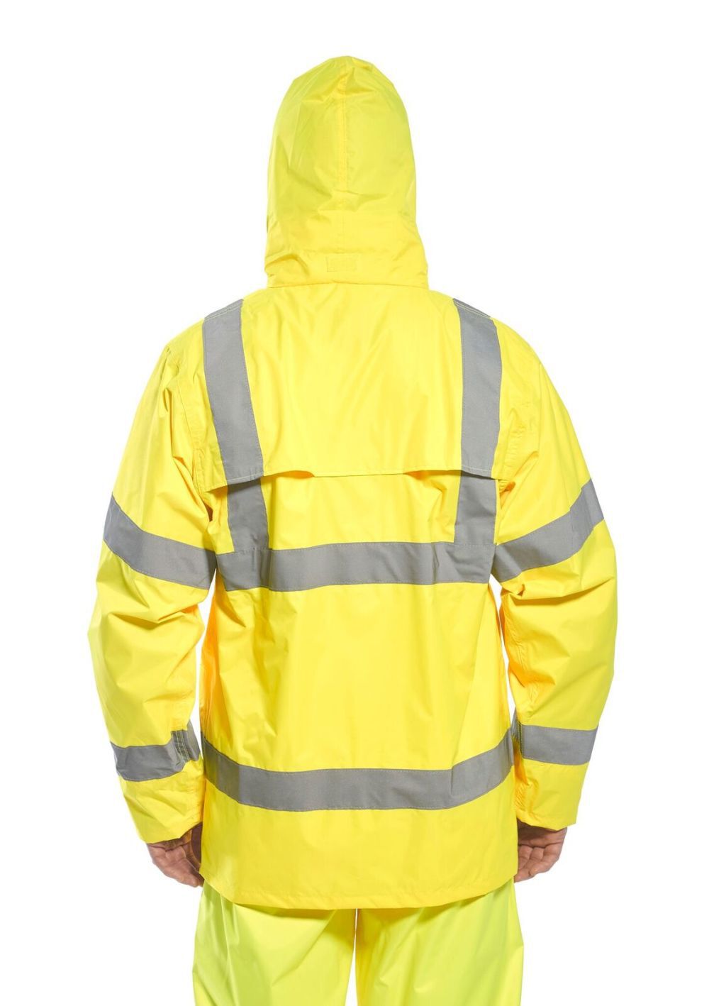 Portwest Orange Hi-Vis Rain Jacket - 4XL, large image number 3