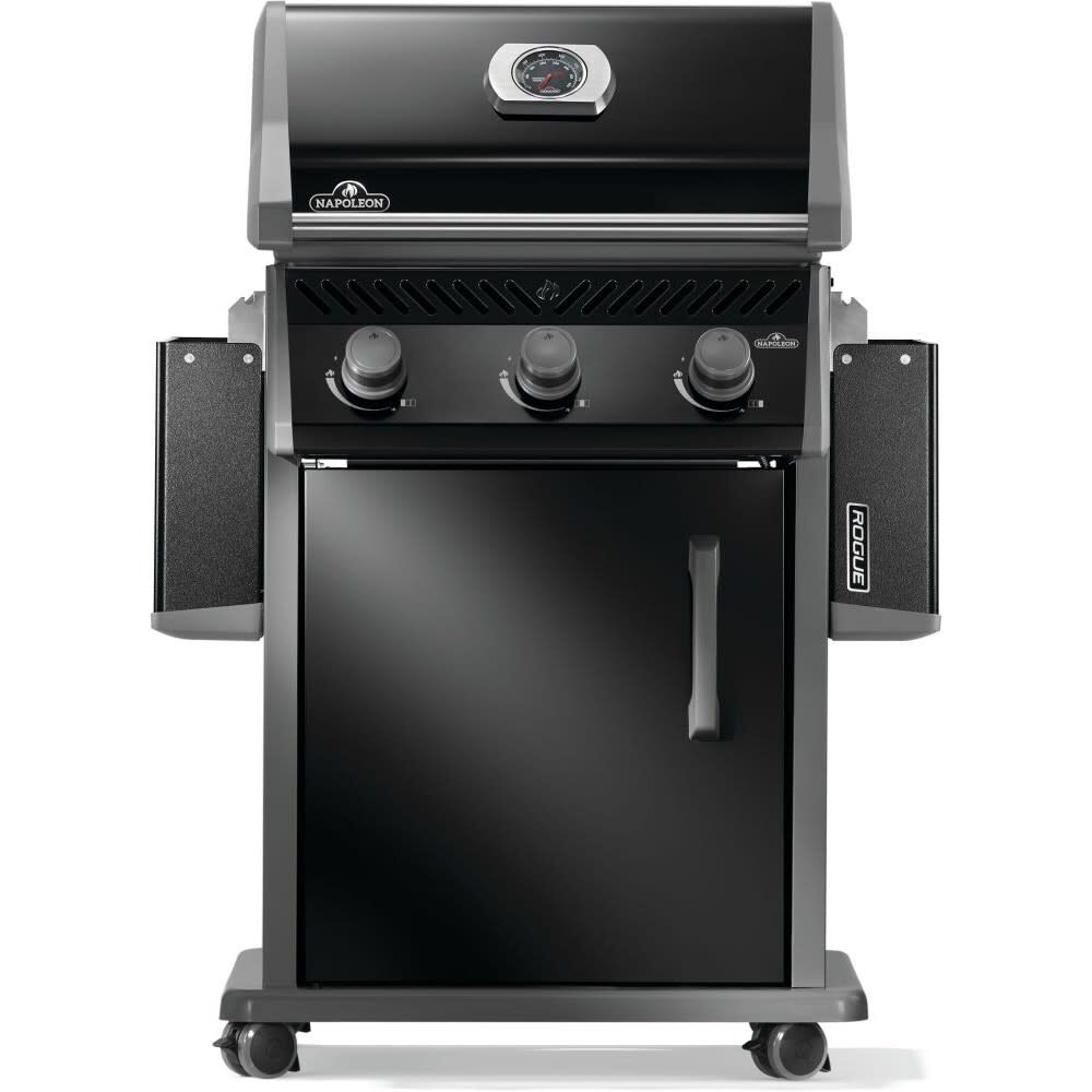 Napoleon Rogue 425 Propane Gas Grill 42000 BTU Black, large image number 3