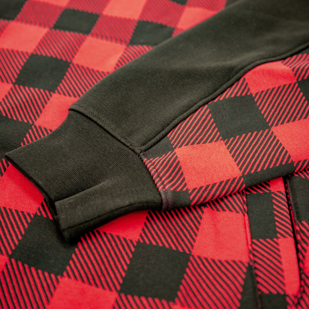 Eskimo Retro Buffalo Plaid Hoodie, Unisex, Plaid, Small, large image number 6
