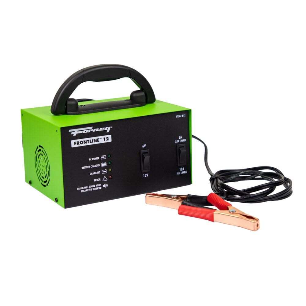 Forney Industries Frontline 120V 12A Manual Style Battery Charger, large image number 1