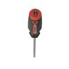 Sunex 5/32 Inch x 4 Inch Steel Matte Blasted Tip Cabinet Screwdriver, small image number 2