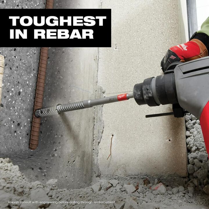 Milwaukee SDS PLUS 1 1/4inch X 12inch Rebar Cutter, large image number 3