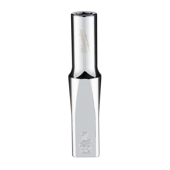 Milwaukee 1/4 in. Drive 7/32 in. SAE 6-Point Deep Socket