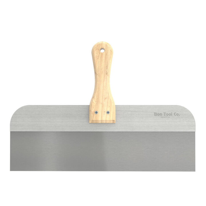 Bon Tool 14 Inch x 3 Inch Stainless Steel Taping Knife with 7 Inch Wood Handle