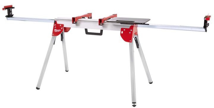 Milwaukee M18 10 Inch Miter Saw Kit with Battery, Folding Miter Saw Stand Bundle, large image number 6