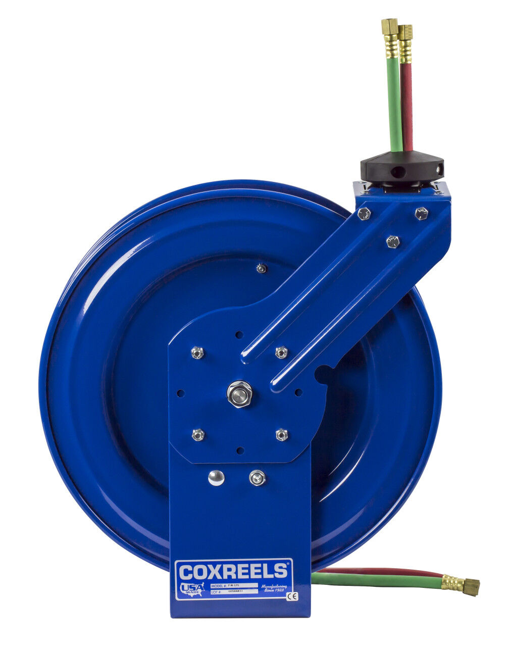 Coxreels Spring Driven Welding Hose Reel 1/4in x 40' Oxy-acet 200PSI, large image number 3