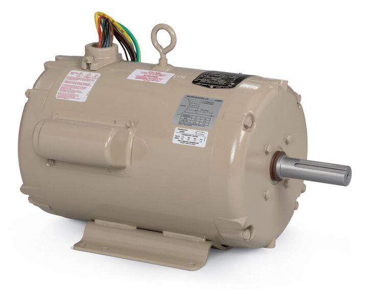 Baldor-Reliance 7.5-10HP 3600RPM 182TZ 1PH TEAO Fan Motor