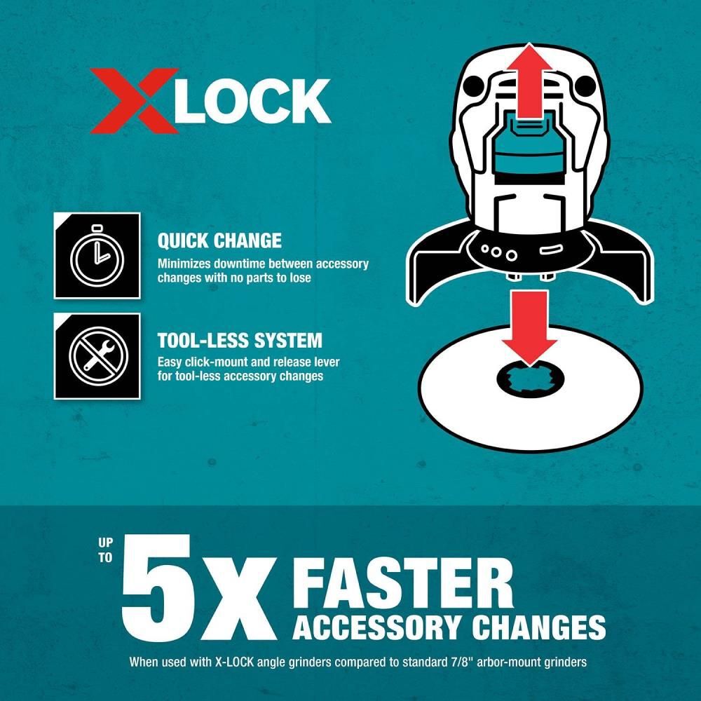 Makita X-LOCK 4-1/2in Stainless Steel Stringer Bead Twist Wire Wheel, large image number 6