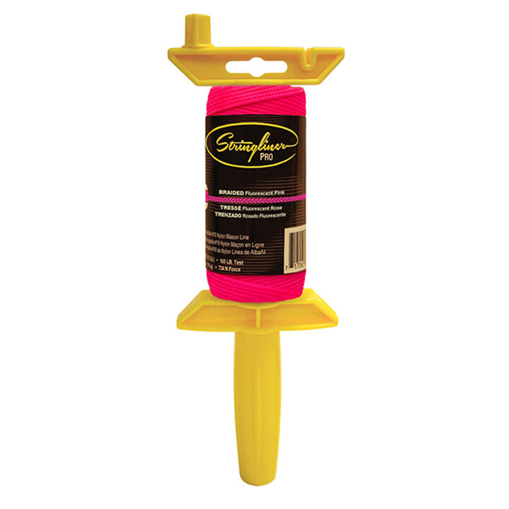 Stringliner Pro Braided Fluorescent Pink 125 ft