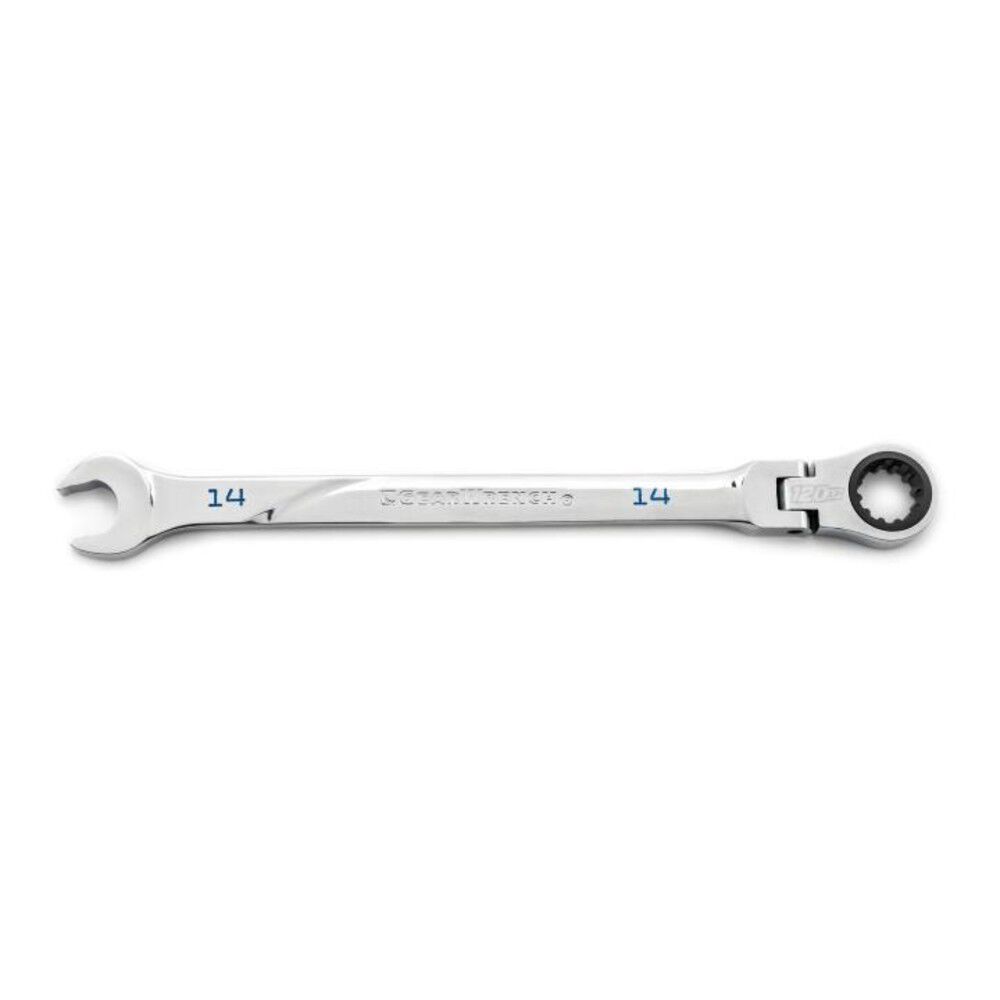 GEARWRENCH 120XP Flex Combination Ratcheting Wrench Universal Spline XL 14mm, large image number 1