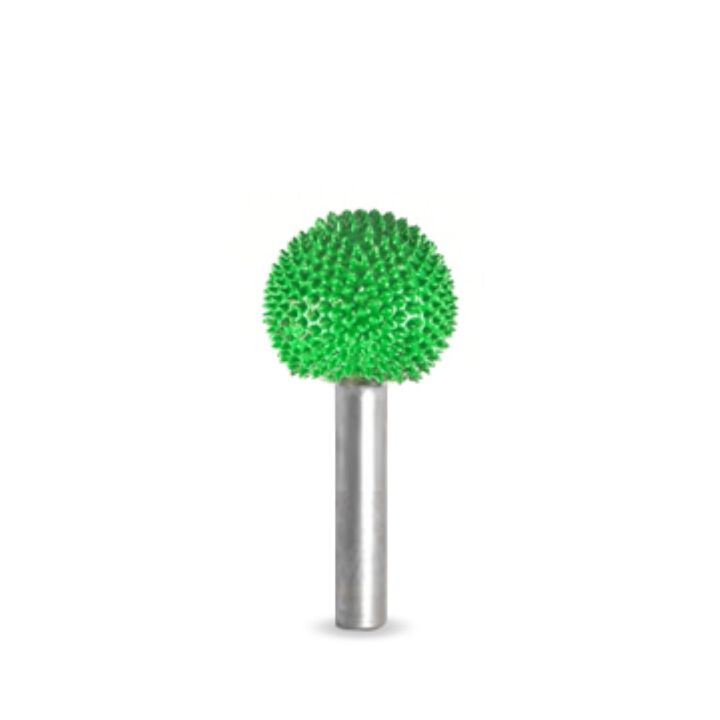 Saburrtooth 1/4in Shank Sphere 7/8in Coarse Grit, large image number 1