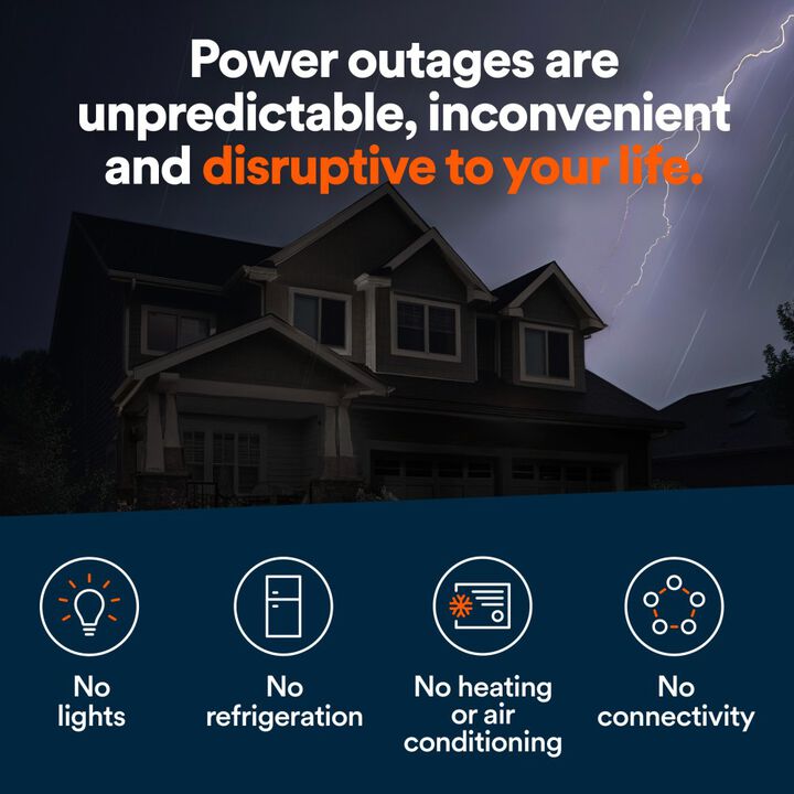 Generac Next Generation 14000 Watt 14kW Dual Fuel 50 State Air Cooled Home Standby Generator, large image number 5