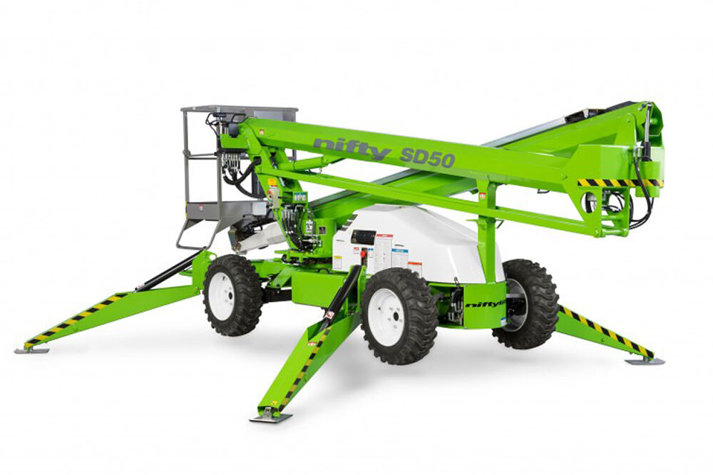 Niftylift 49.5' Boom Lift Self-Drive 4WD with Telescopic Upper Boom - Diesel, large image number 2