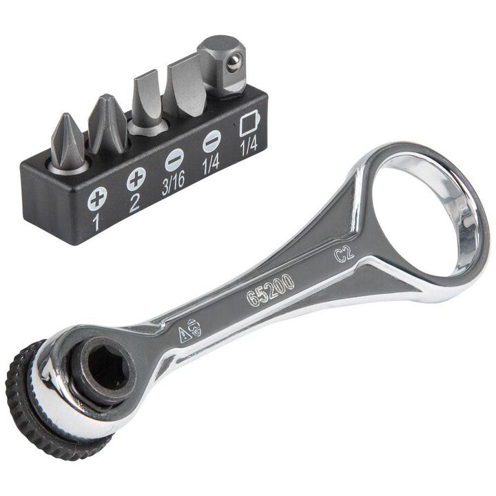 Klein Tools Slim-Profile Mini Ratchet Set 5-Pc