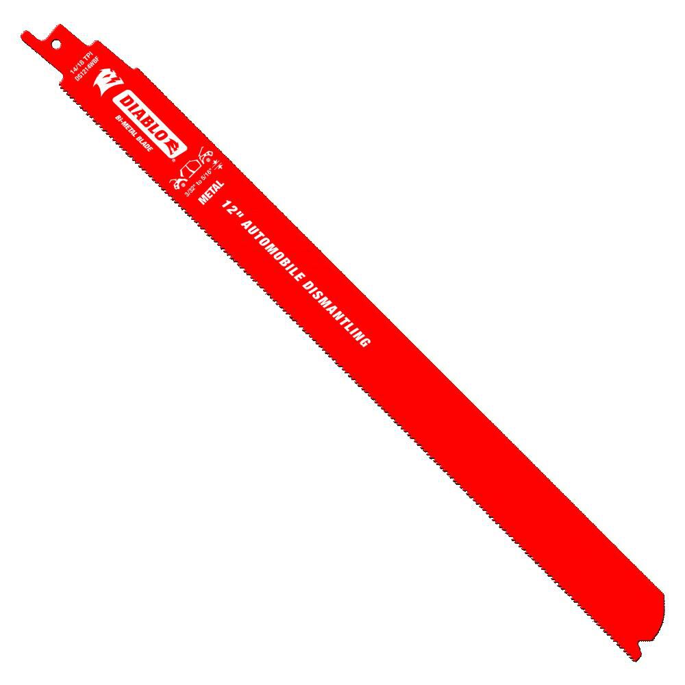 Diablo Tools 12 Inch Bi Metal Reciprocating Blade for Auto Dismantling 25 Pack, large image number 1