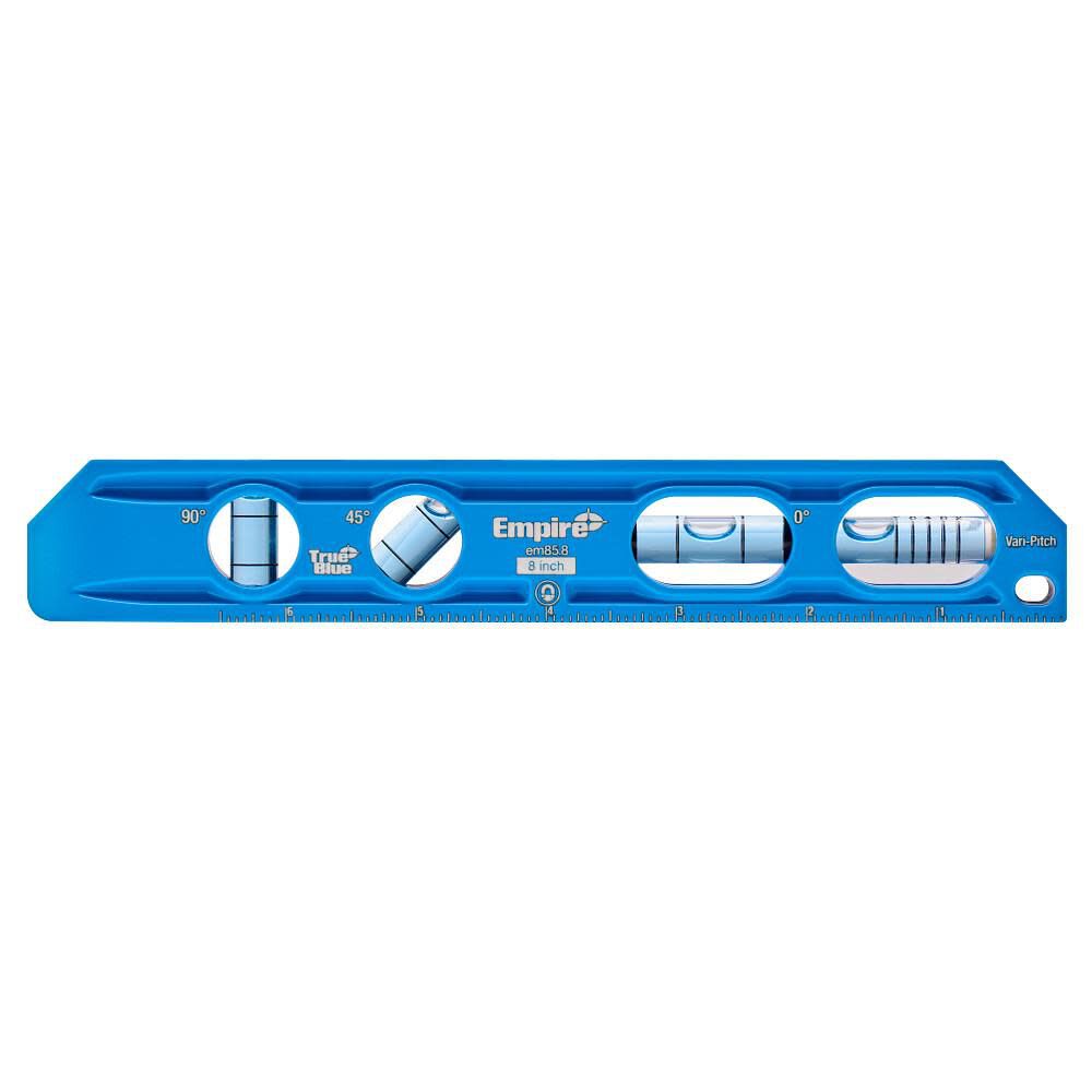 Empire Level 8 Inch TRUE BLUE Die Cast Torpedo Level, large image number 9