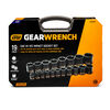 GEARWRENCH 1/2 Inch Drive 6 Point SAE Hi-Viz Impact Socket Set 19 Pieces, small image number 4