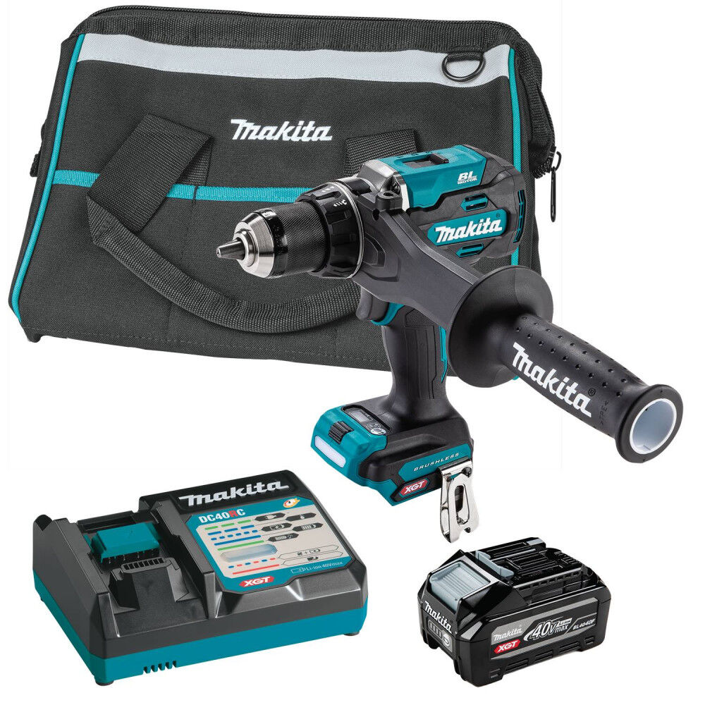 Makita 40V max XGT Brushless Cordless 3-Speed 1/2 Inch Driver-Drill 4 Ah Kit, large image number 1