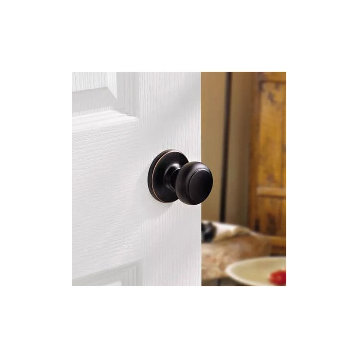 Kwikset Venetian Bronze Hall/Closet Cove Passage Door Knob, large image number 3
