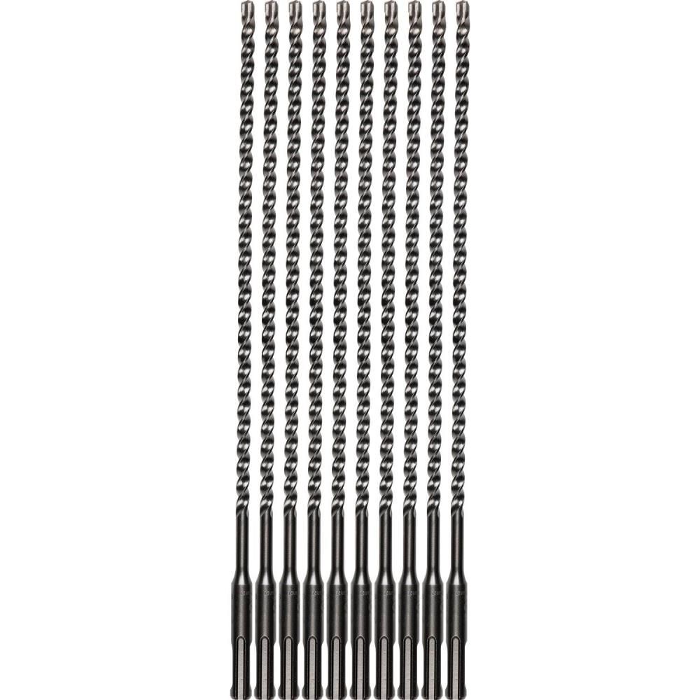 Makita 1/4in x 12in SDS-Plus Bit, 3-Cutter, 10pk, large image number 1