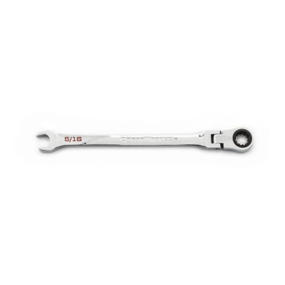 GEARWRENCH 120XP Flex Combination Ratcheting Wrench Universal Spline XL 5/16 In., large image number 1