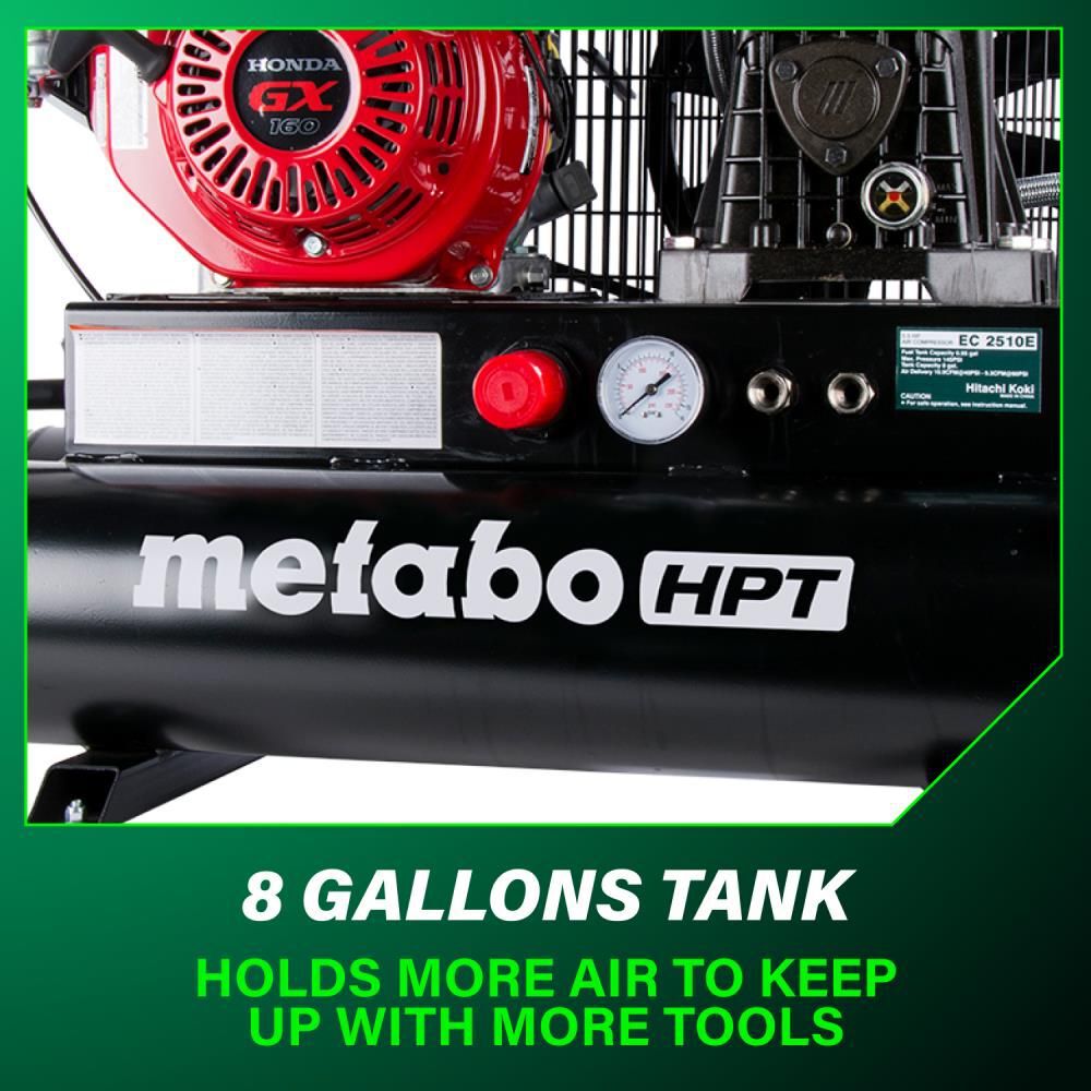 Metabo HPT 5.5 HP Gas 8 Gallon Wheelbarrow Air Compressor, large image number 6
