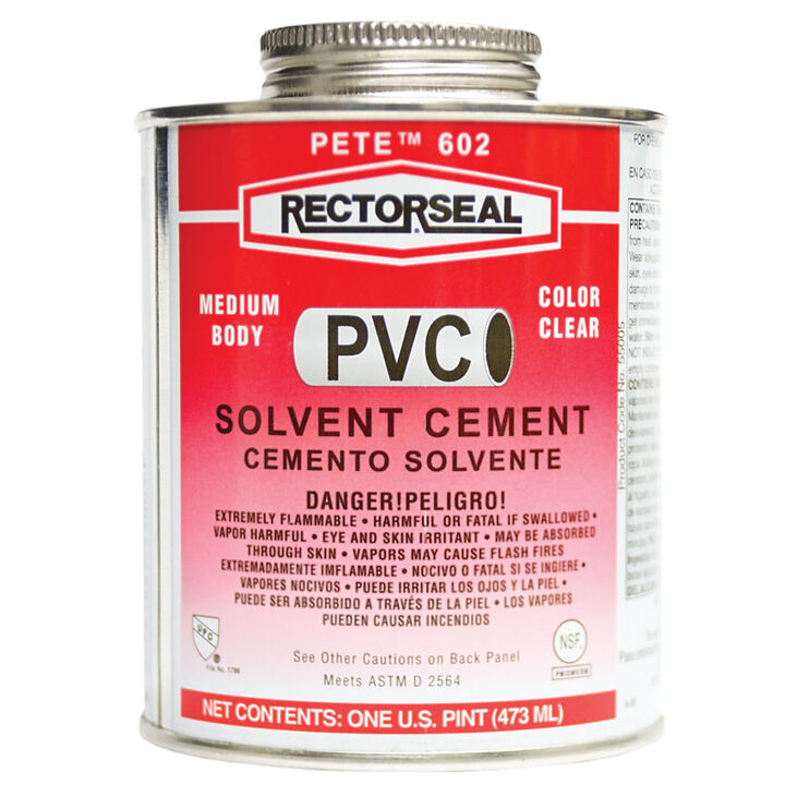 Rectorseal 16 Oz. Med Body Clear Cement 602