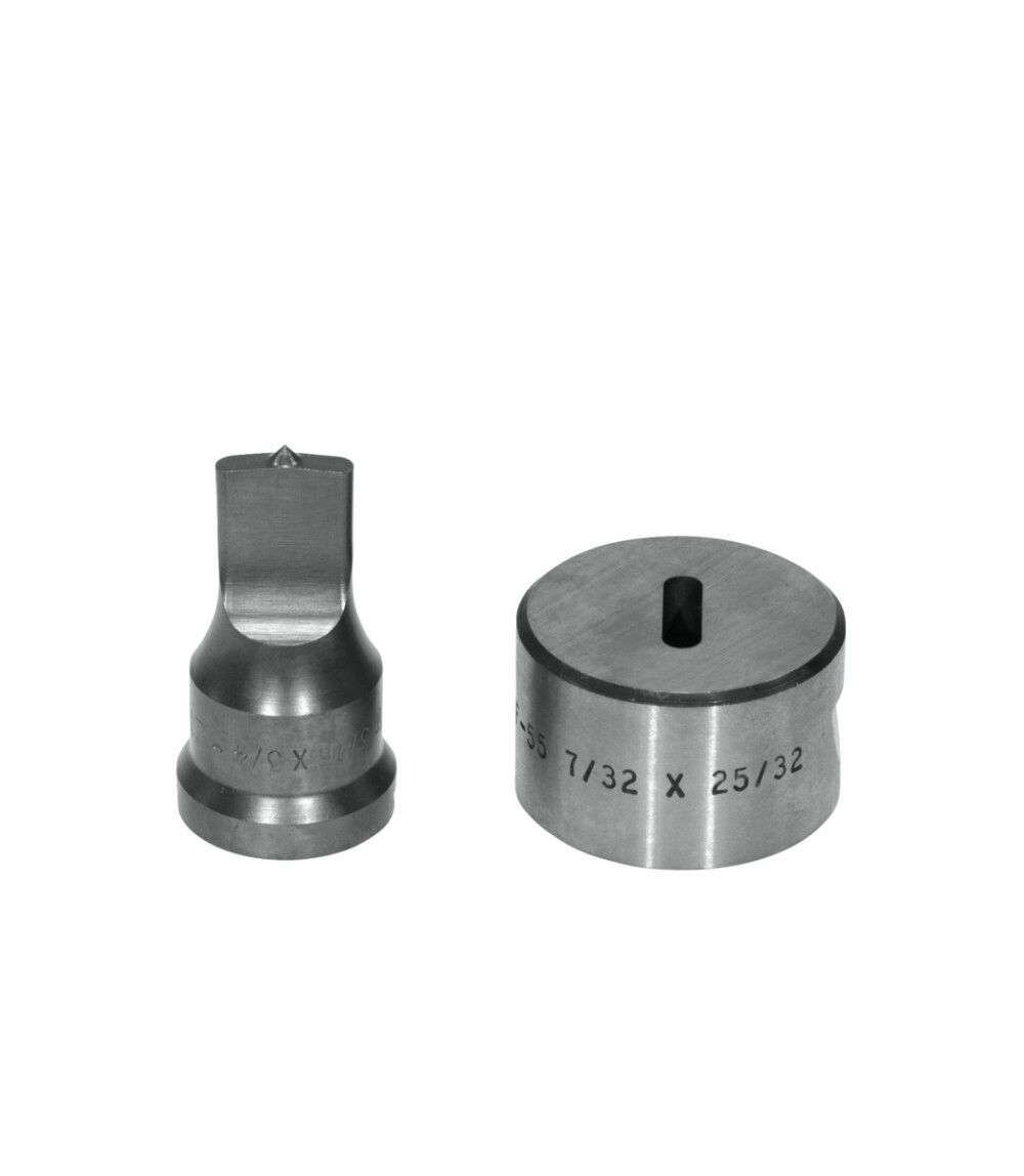 Edwards 3/4 Inch Punch x 25/32 Inch Die Standard Oblong Punch & Die Set, large image number 2