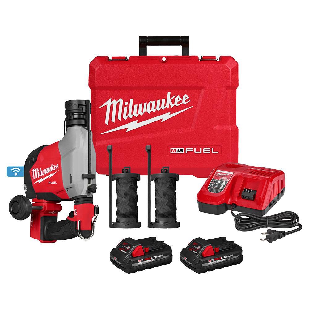 Milwaukee M18 FUEL Overhead Rotary Hammer with Integrated Dust Extraction, large image number 1