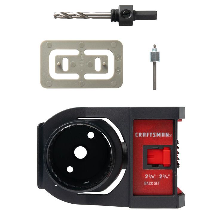 CRAFTSMAN Door Lock Installation Kit, 6 Piece