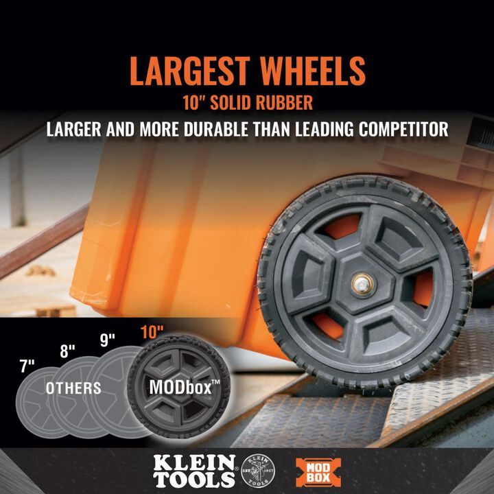 Klein Tools MODbox Rolling Toolbox Wheels, large image number 1
