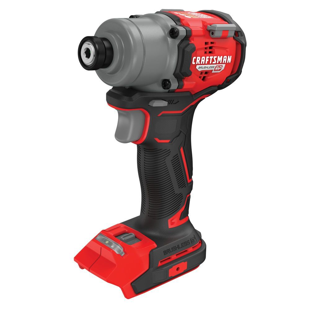 CRAFTSMAN V20 BRUSHLESS RP Cordless 1/4-Inch Impact Driver (Bare Tool), large image number 4