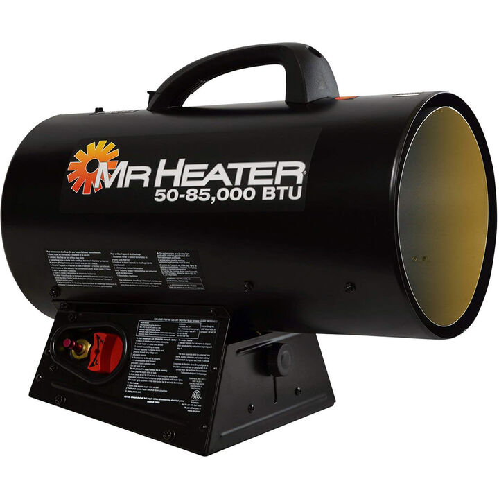 Mr Heater 85000 BTU Quiet Burner Technology Forced Air Propane Heater