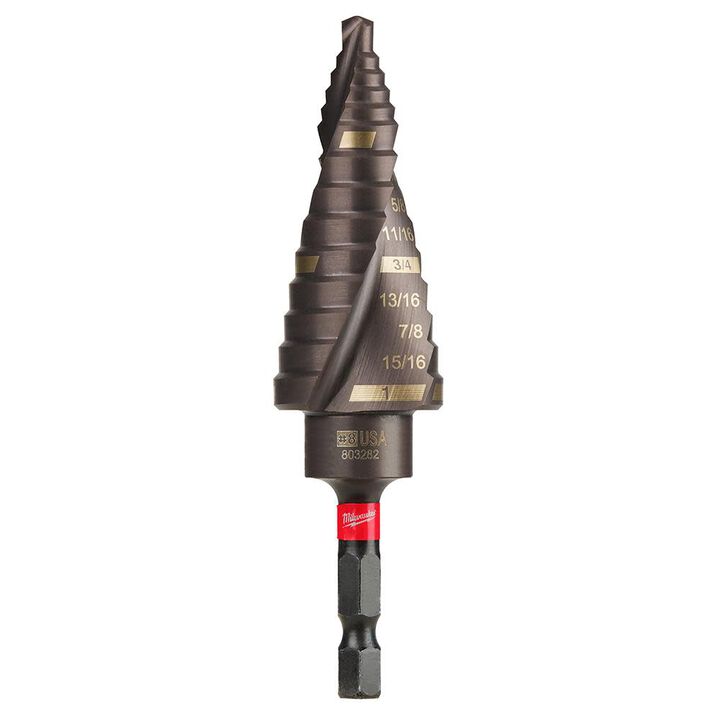 Milwaukee SHOCKWAVE Impact Duty Step Bit #8 1/8 - 1 in.