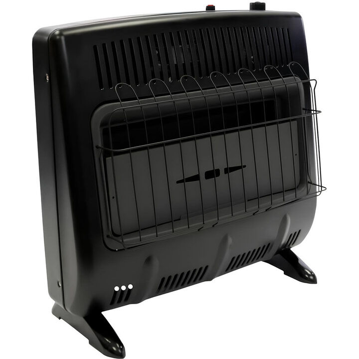 Mr Heater 30000 BTU Vent Free Natural Gas Garage Heater Black