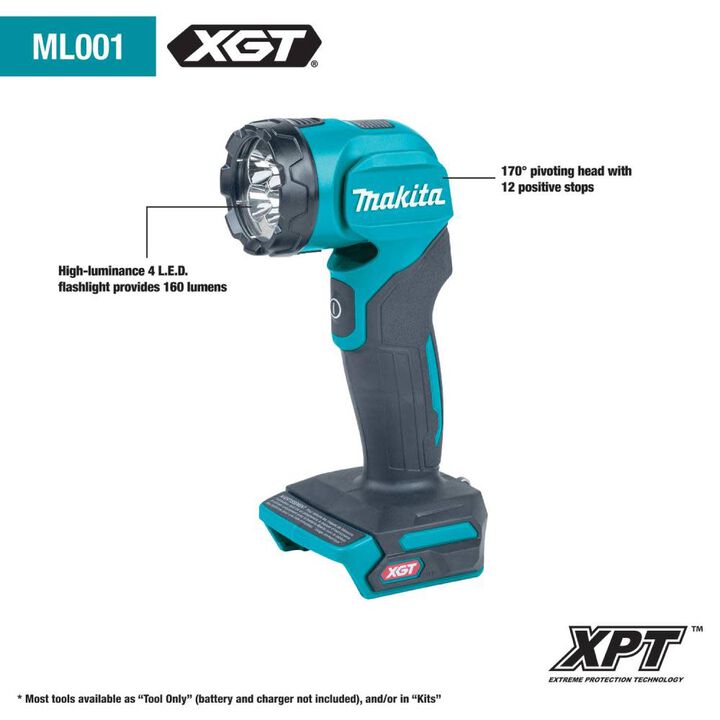 Makita 40V max XGT Brushless Cordless 5-Piece Combo Kit (4.0Ah), large image number 13