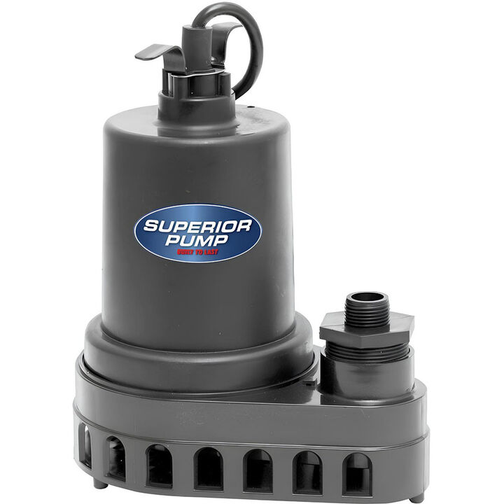 Superior Pump Superior Pump 1/2 HP Thermoplastic Utility Pump