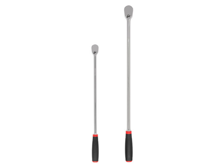 Tekton 3/8, 1/2 Inch Non-QR Comfort Grip Extra-Long Ratchet Set, 2 Pieces