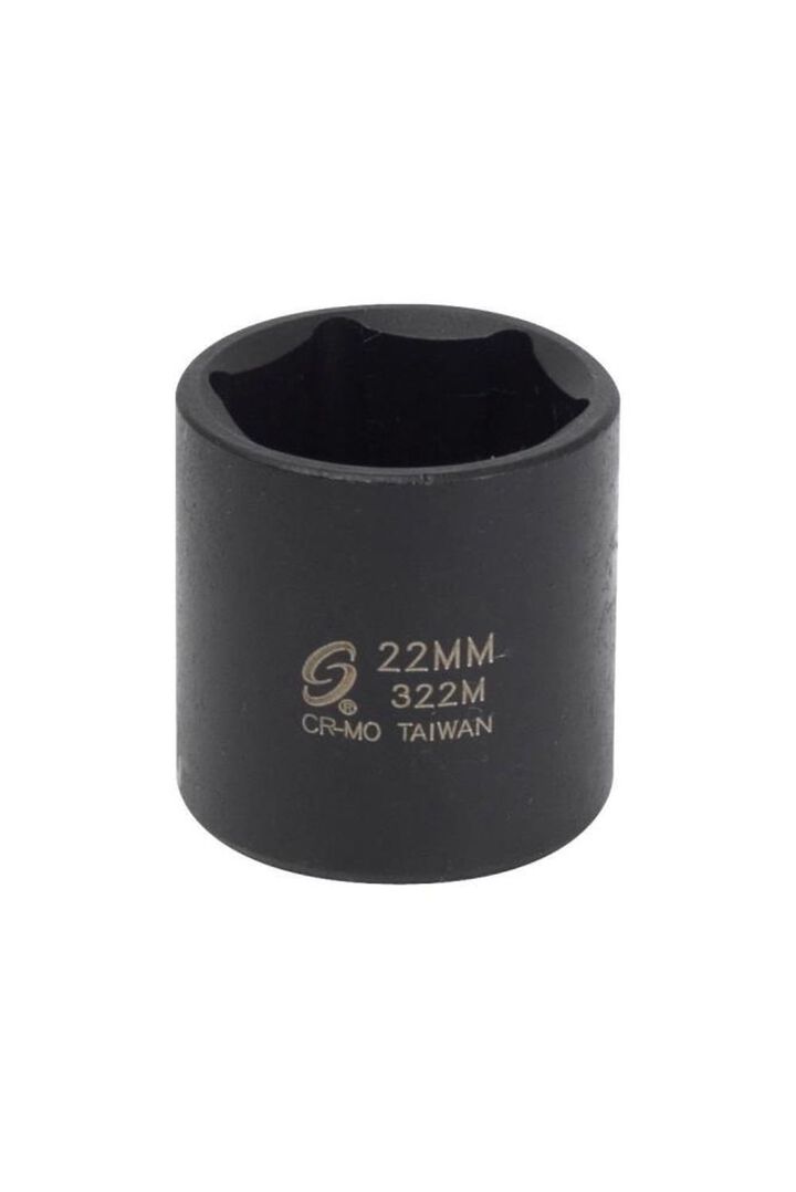 Sunex 3/8 Inch Drive 22mm Impact Socket