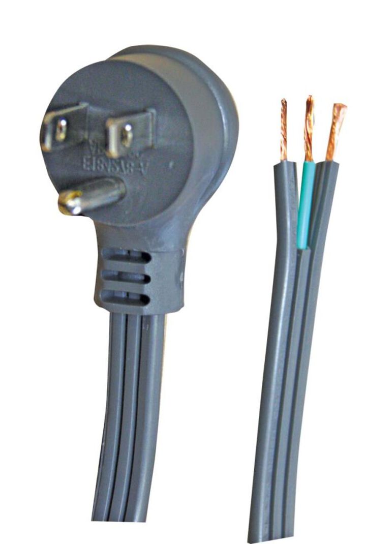 Voltec 8 Ft. 16/3 SPT-3 Grey Extension Cord