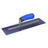 Bon Tool Finish Trowel Square Blue Steel 14 Inch x 4 Inch with Comfort Grip Handle, small image number 1