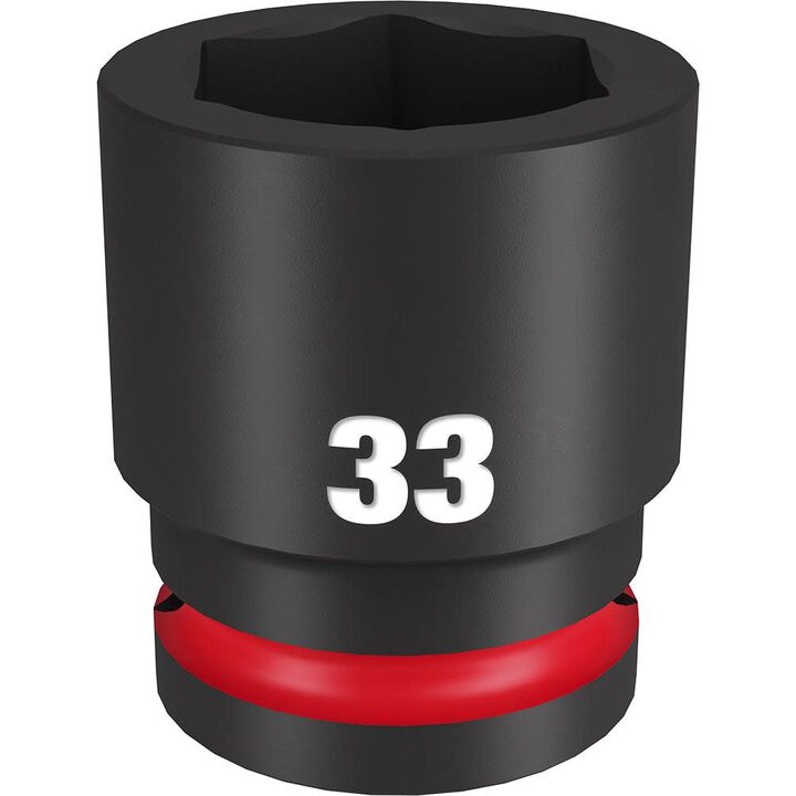 Milwaukee Impact Socket 3/4in Drive 33mm Standard 6 Point
