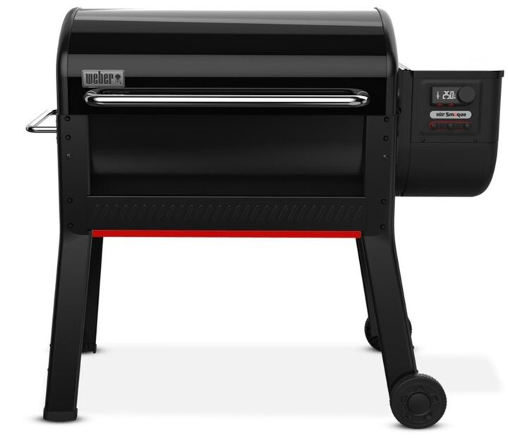 Weber Smoque XL 34 Inch Wood Fired Pellet Smoker, Black