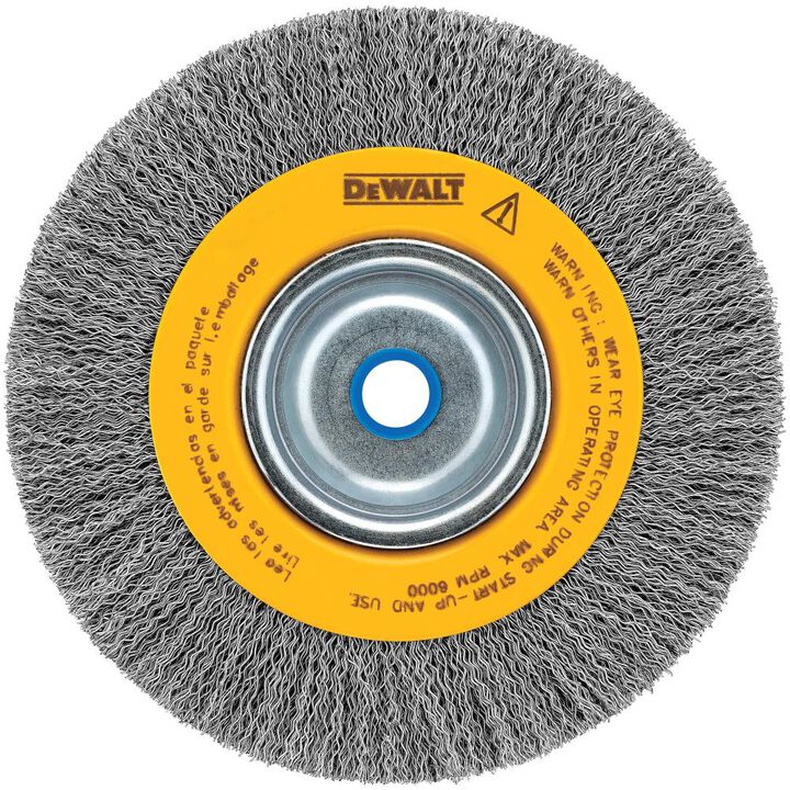 DEWALT 6 In. Crimped Wire Wheel Wide Face
